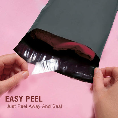 Mixed Grey Poly Mailers Shipping Mailing Bags - Self Sealing Postal Postage Plastic Bags - 100PC