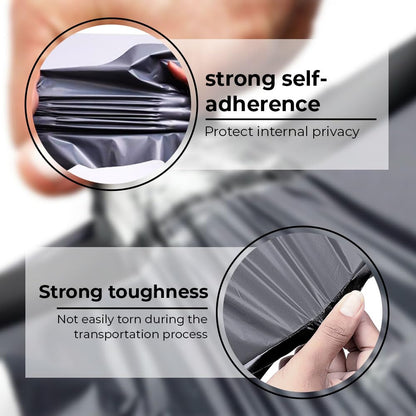 Mixed Grey Poly Mailers Shipping Mailing Bags - Self Sealing Postal Postage Plastic Bags - 100PC