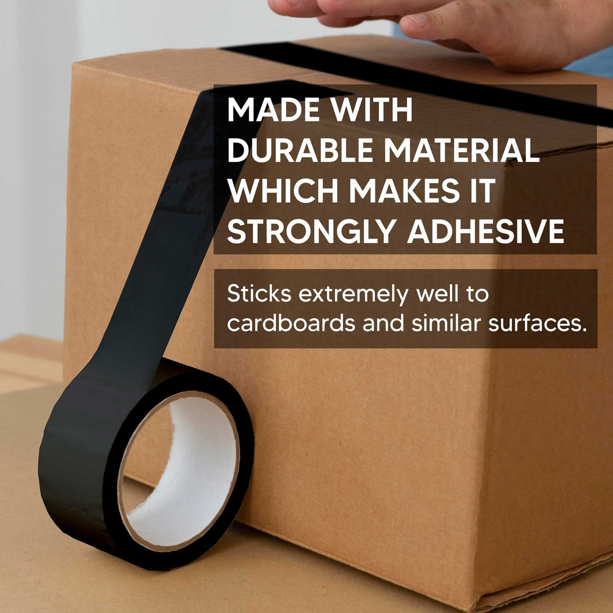Venuscello® 6 Rolls Parcel Packaging Tape Sealing 48 mm x 66 m Strong Packing for sealing Boxes, Cartons and for Keeping Goods Firmly sealed Transit Sticky Thick