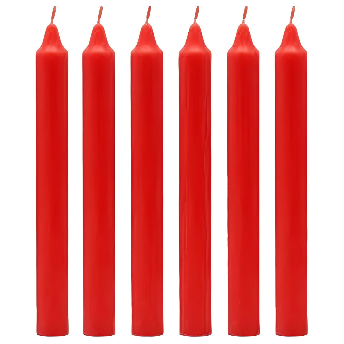 Venuscello® 25 x Tapered Dinner Candles Non Drip Unscented Long Burning, Smokeless Which is Made from Pure Paraffin Wax - Multicoloured - 190mm