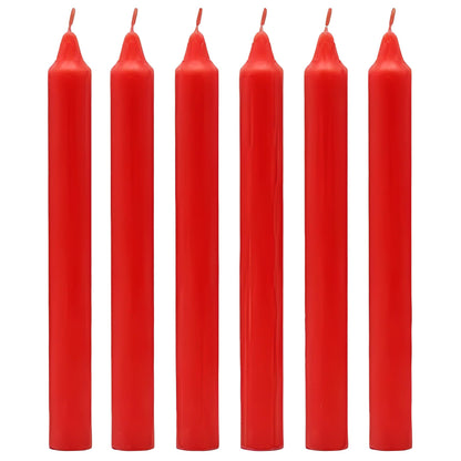 Venuscello® 25 x Tapered Dinner Candles Non Drip Unscented Long Burning, Smokeless Which is Made from Pure Paraffin Wax - Multicoloured - 190mm