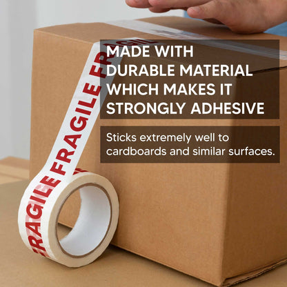 Venuscello® 6 Rolls Parcel Packaging Tape Sealing 48 mm x 66 m Strong Packing for sealing Boxes, Cartons and for Keeping Goods Firmly sealed Transit Sticky Thick