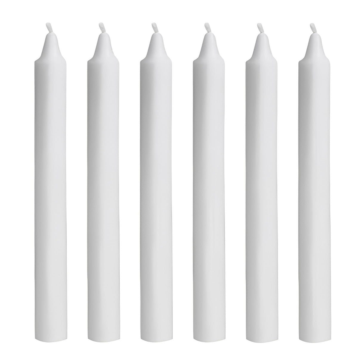 Venuscello® 25 x Tapered Dinner Candles Non Drip Unscented Long Burning, Smokeless Which is Made from Pure Paraffin Wax - Multicoloured - 190mm