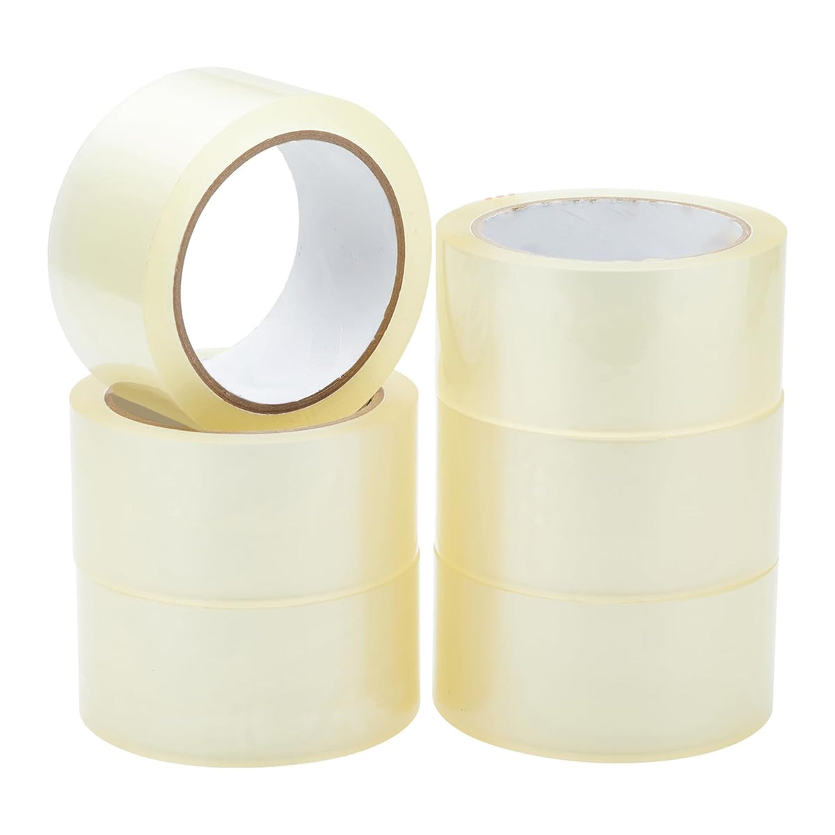 Venuscello® 6 Rolls Parcel Packaging Tape Sealing 48 mm x 66 m Strong Packing for sealing Boxes, Cartons and for Keeping Goods Firmly sealed Transit Sticky Thick