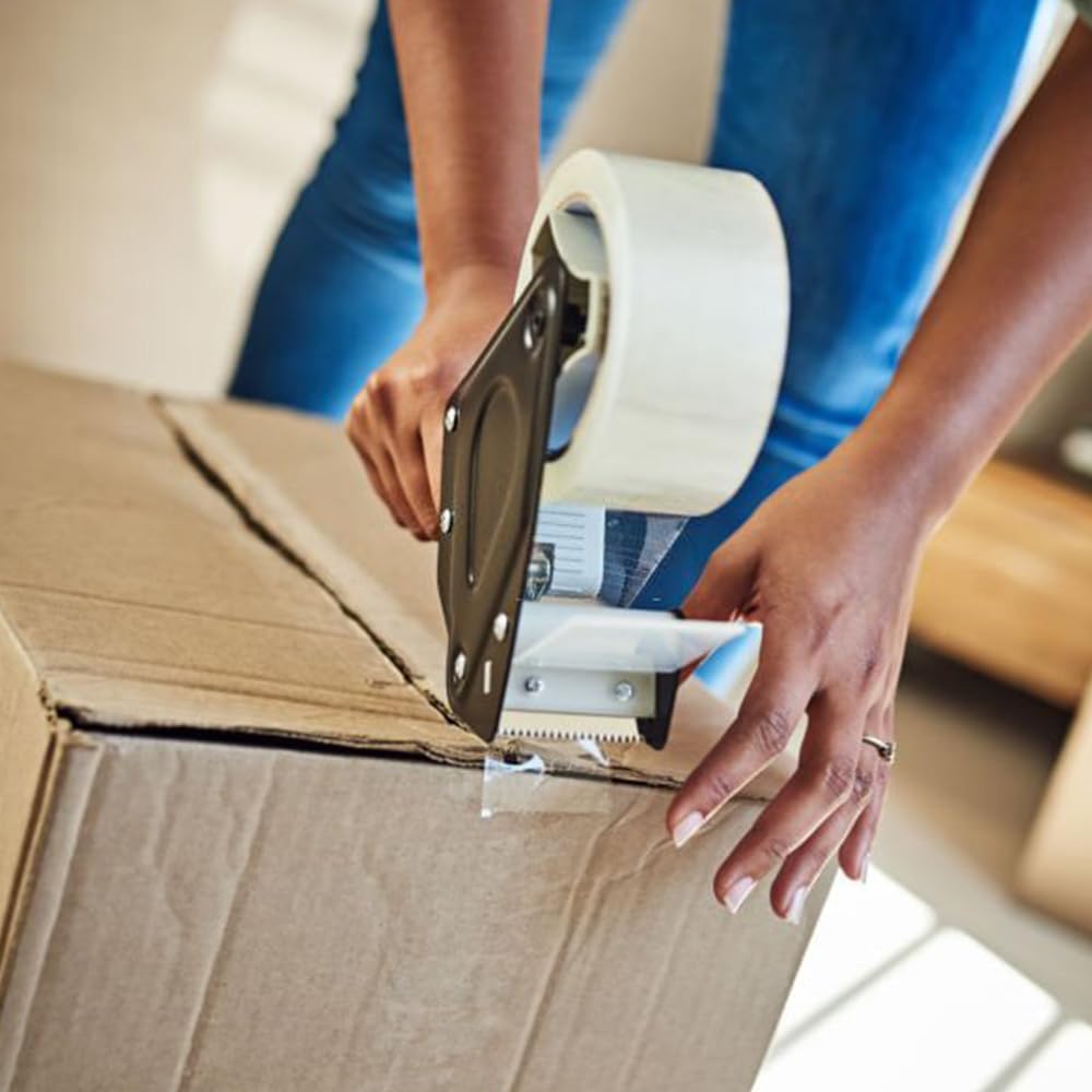 Venuscello® 6 Rolls Parcel Packaging Tape Sealing 48 mm x 66 m Strong Packing for sealing Boxes, Cartons and for Keeping Goods Firmly sealed Transit Sticky Thick