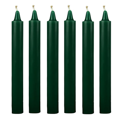Venuscello® 25 x Tapered Dinner Candles Non Drip Unscented Long Burning, Smokeless Which is Made from Pure Paraffin Wax - Multicoloured - 190mm