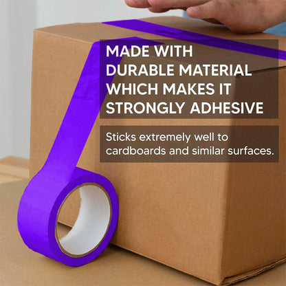 Venuscello® 6 Rolls Parcel Packaging Tape Sealing 48 mm x 66 m Strong Packing for sealing Boxes, Cartons and for Keeping Goods Firmly sealed Transit Sticky Thick