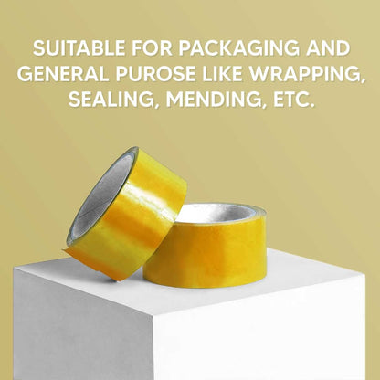 Venuscello® 6 Rolls Parcel Packaging Tape Sealing 48 mm x 66 m Strong Packing for sealing Boxes, Cartons and for Keeping Goods Firmly sealed Transit Sticky Thick