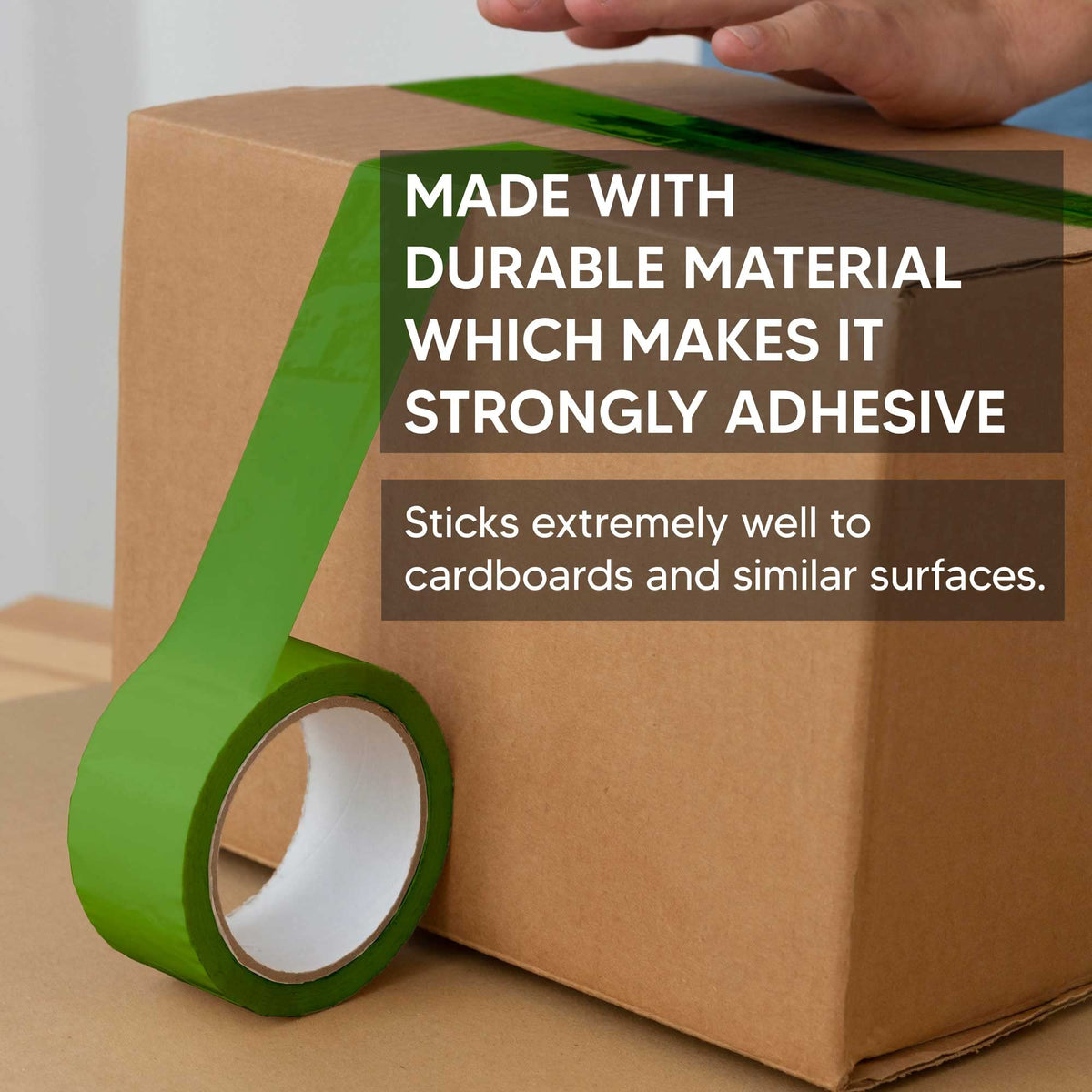 Venuscello® 6 Rolls Parcel Packaging Tape Sealing 48 mm x 66 m Strong Packing for sealing Boxes, Cartons and for Keeping Goods Firmly sealed Transit Sticky Thick