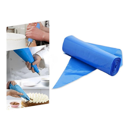 Venuscello® Icing Piping Savoy Disposable Blue Mash Thick 21" Non Sticky Bags for Decorating Cake, Pastry, Cookies Ideal for Baking Easy to Grip and Comfortable