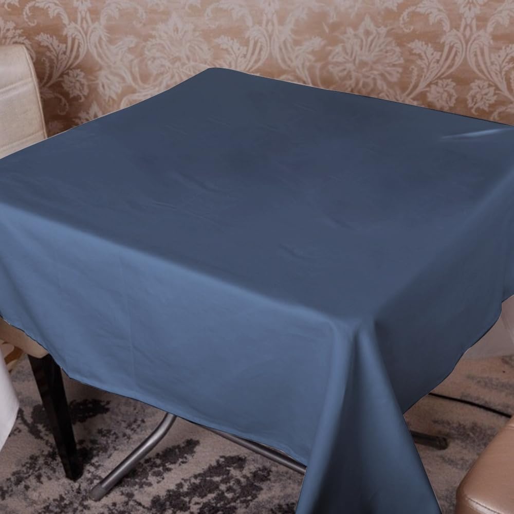 Venuscello® 25 x Paper Table Cover Square Tabletop Disposable Folded Cloth to Protect Table for Birthday Party - 90cm x 90cm