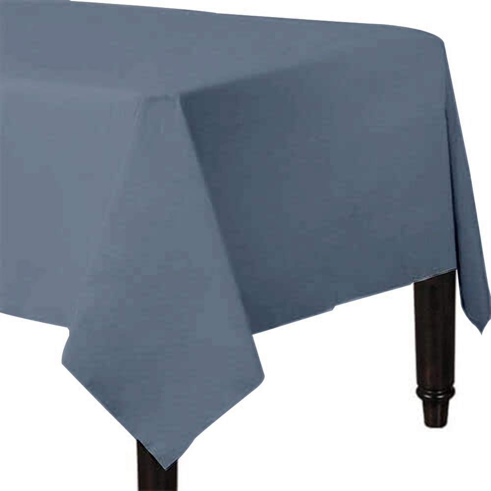 Venuscello® 25 x Paper Table Cover Square Tabletop Disposable Folded Cloth to Protect Table for Birthday Party - 90cm x 90cm
