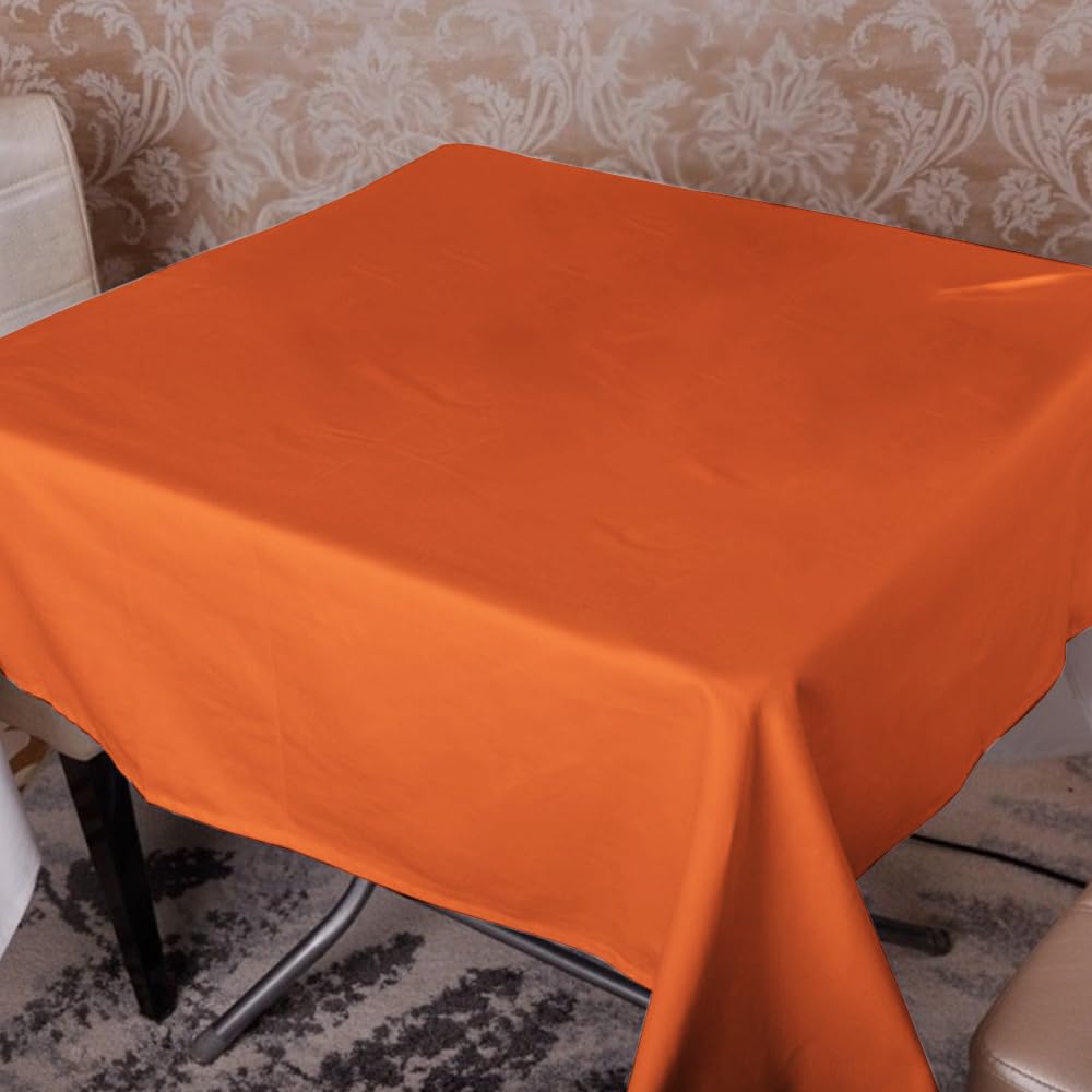 Venuscello® 25 x Paper Table Cover Square Tabletop Disposable Folded Cloth to Protect Table for Birthday Party - 90cm x 90cm