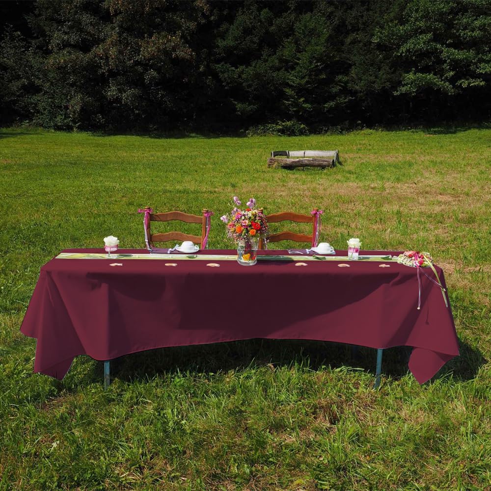 Venuscello® 25 x Paper Table Cover Square Tabletop Disposable Folded Cloth to Protect Table for Birthday Party - 90cm x 90cm