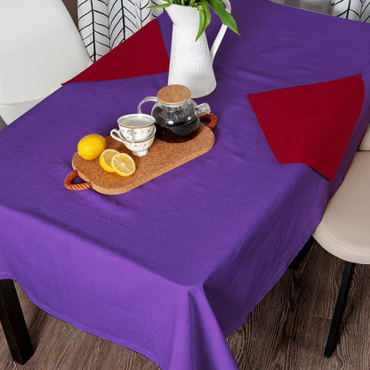 Venuscello® 25 x Paper Table Cover Square Tabletop Disposable Folded Cloth to Protect Table for Birthday Party - 90cm x 90cm