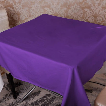 Venuscello® 25 x Paper Table Cover Square Tabletop Disposable Folded Cloth to Protect Table for Birthday Party - 90cm x 90cm