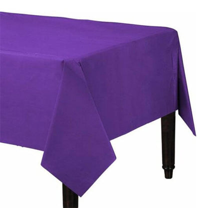 Venuscello® 25 x Paper Table Cover Square Tabletop Disposable Folded Cloth to Protect Table for Birthday Party - 90cm x 90cm