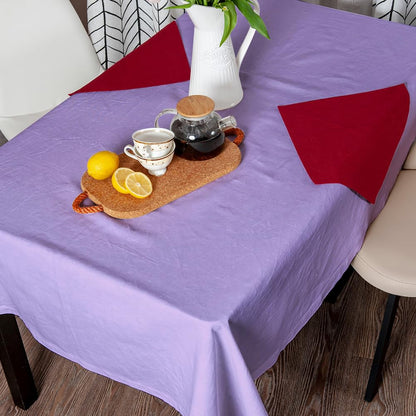 Venuscello® 25 x Paper Table Cover Square Tabletop Disposable Folded Cloth to Protect Table for Birthday Party - 90cm x 90cm