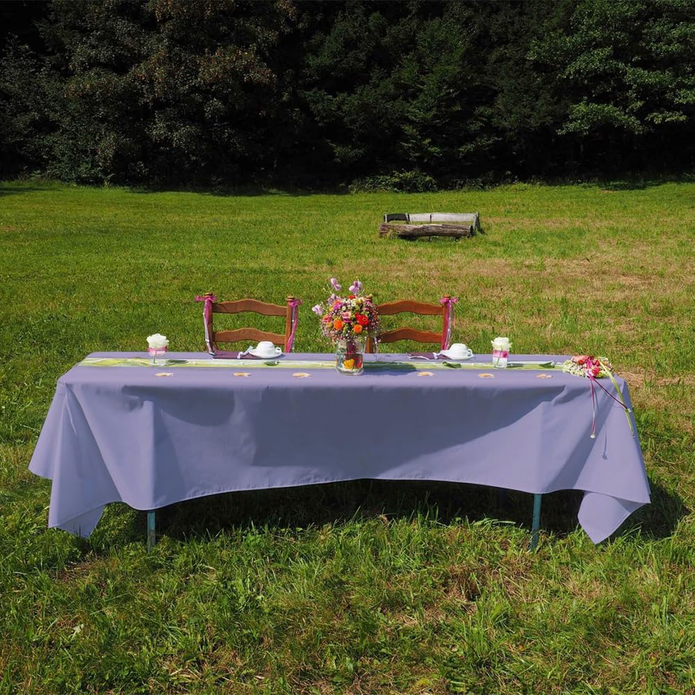 Venuscello® 25 x Paper Table Cover Square Tabletop Disposable Folded Cloth to Protect Table for Birthday Party - 90cm x 90cm