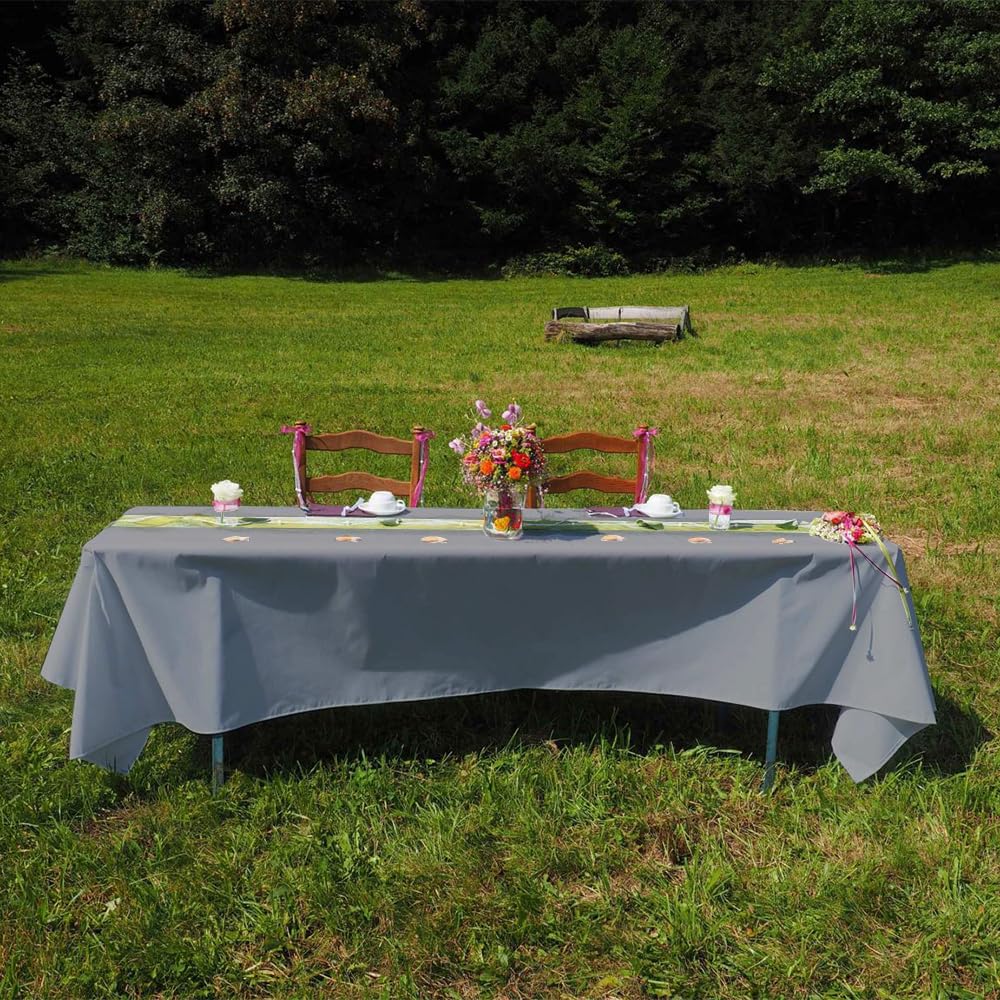 Venuscello® 25 x Paper Table Cover Square Tabletop Disposable Folded Cloth to Protect Table for Birthday Party - 90cm x 90cm