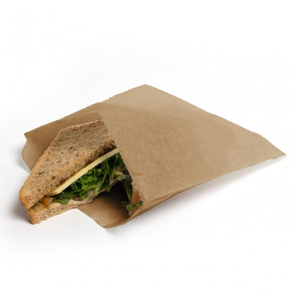 Venuscello® Kraft Paper Bags Strung Brown Food Bag for Sandwich Candy Cookies & Grocery