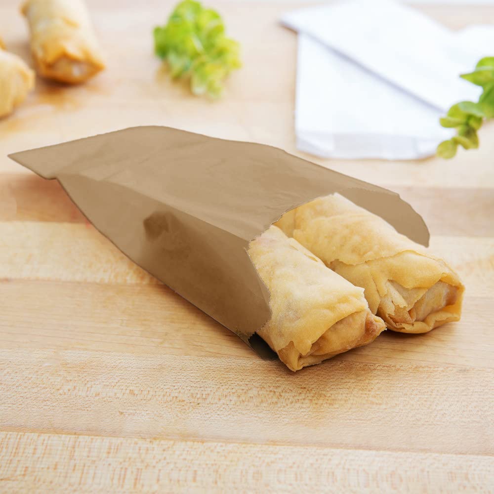 Venuscello® Kraft Paper Bags Strung Brown Food Bag for Sandwich Candy Cookies & Grocery