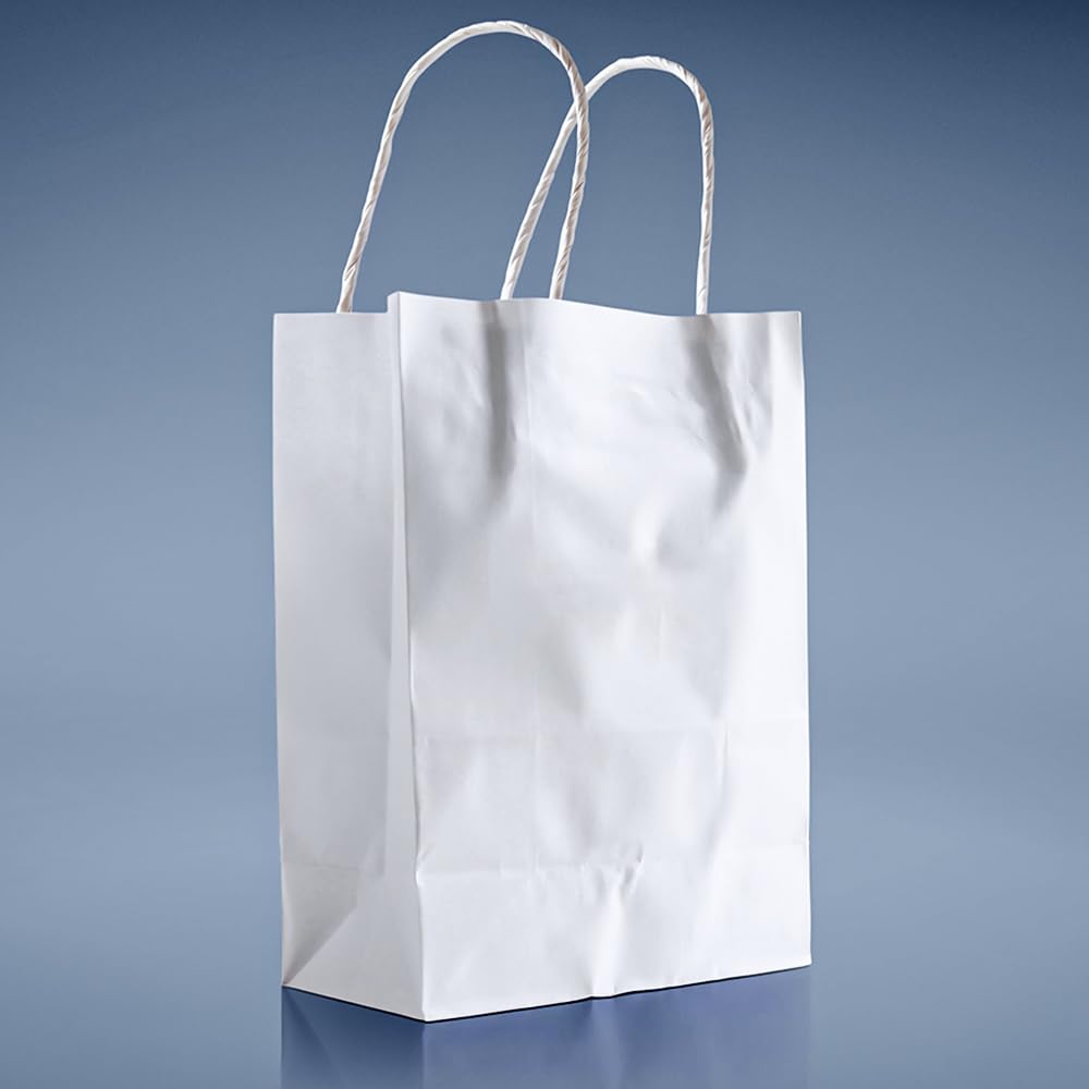 PAPER TWISTED BAGS WHITE