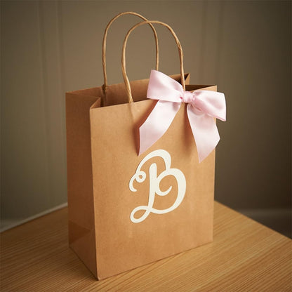 Venuscello Twisted Handle Paper Bags 45.72cm x 48.76cm x 14.22cm Brown Kraft Carrier Party Bag for Shopping Cloths & Jewellery - 18 x 19.2 + 5.6 Inch (XXL)