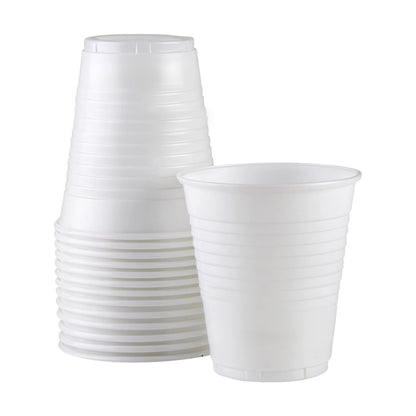 Venuscello® 100 x Disposable Plastic Cutlery Party Tableware Set Banquet Roll Paper Plates 3 Section Plastic Dishes Cups & Napkins for Catering Supply