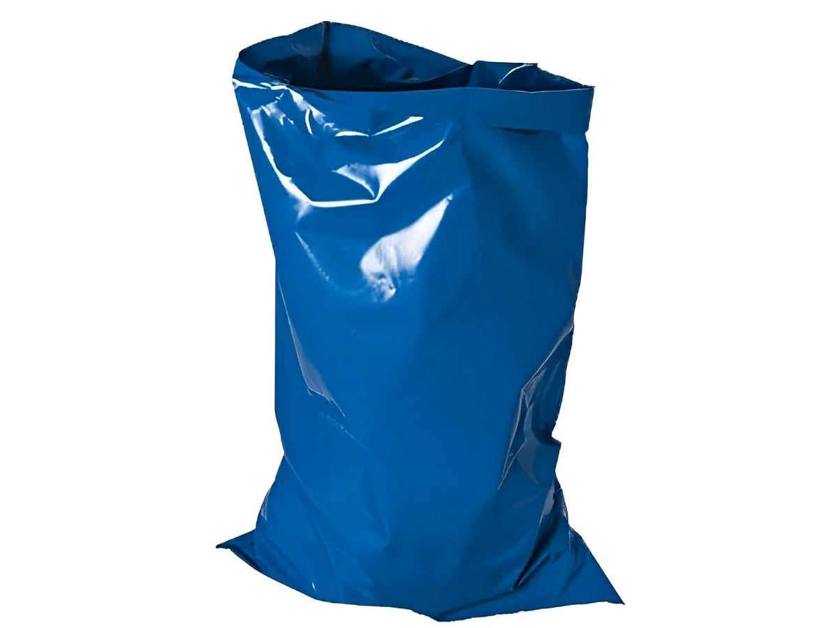Venuscello Blue Rubble Sacks Heavy Duty | Refuse Sacks Builders Bags 36 x 48 inch 400 Gauge Strong and Tear Resistant - Ideal for Builders, Contractors, Renovation and Garden Wastage