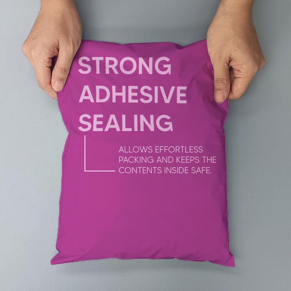 Strong Large Pink Mailing Postal Postage Bags Packaging Mailers, Venuscello [Use in Parcel, Delivery, Shipping, Mail, Package] [Plastic Envelopes]