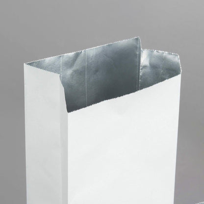 1000x Foil Lined Nan Bags Insulated Foil Food Paper Bags - 7" x 9" x 12"