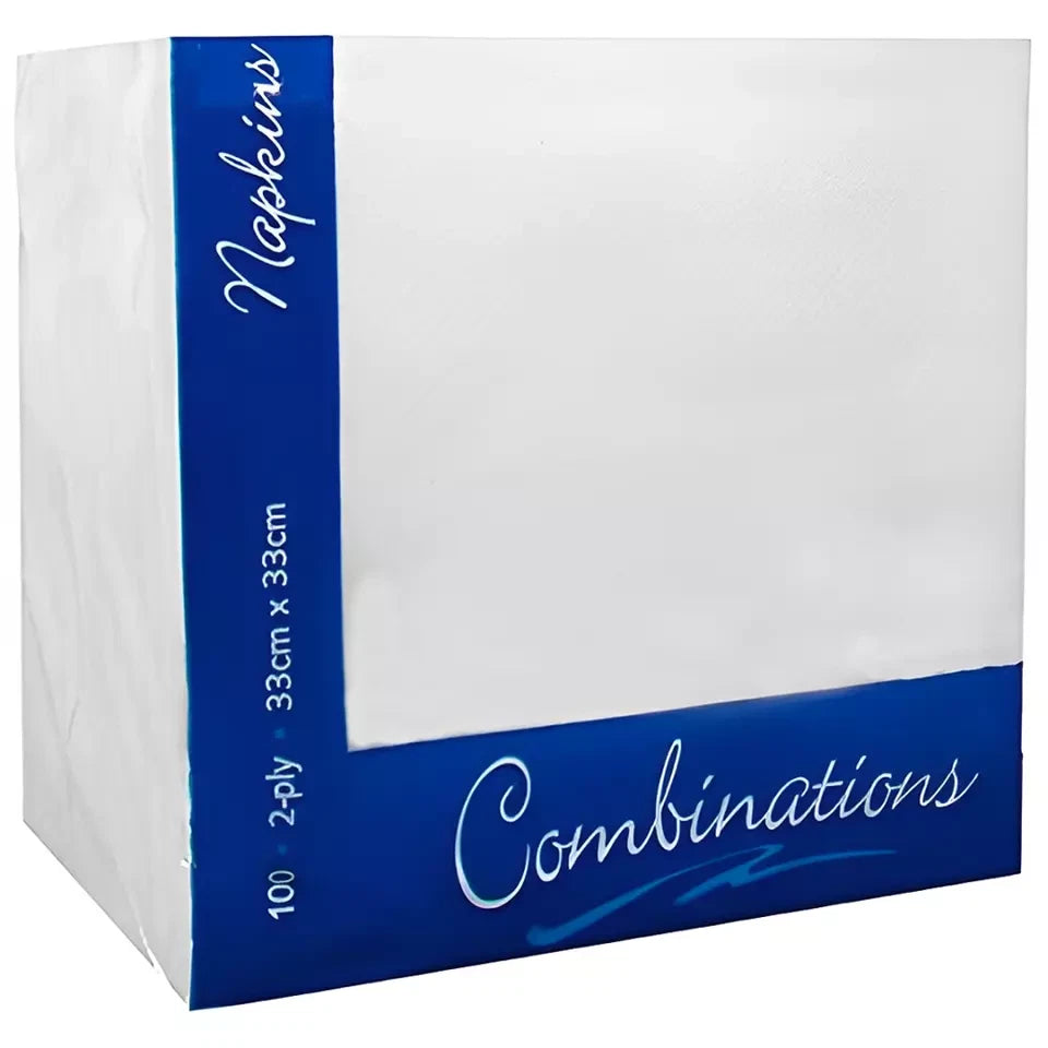Combination Paper Napkins Colored Serviettes Tissue Paper 33cm x 33cm 2ply