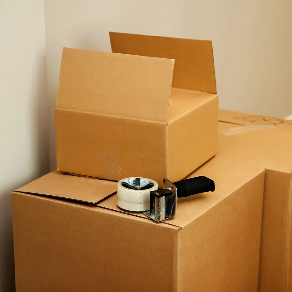 Strong Cardboard Boxes Single Wall Parcel Packaging Carton 56cm x 23cm x 18cm