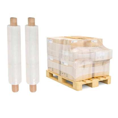 Pallet Wrap Stretch Film 400mm - 500m Shrink Wrap for Industrial Uses Packaging