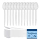 Small Plastic Tea Spoons Reusable Heavy Duty Catering Supply Weddings Parties
