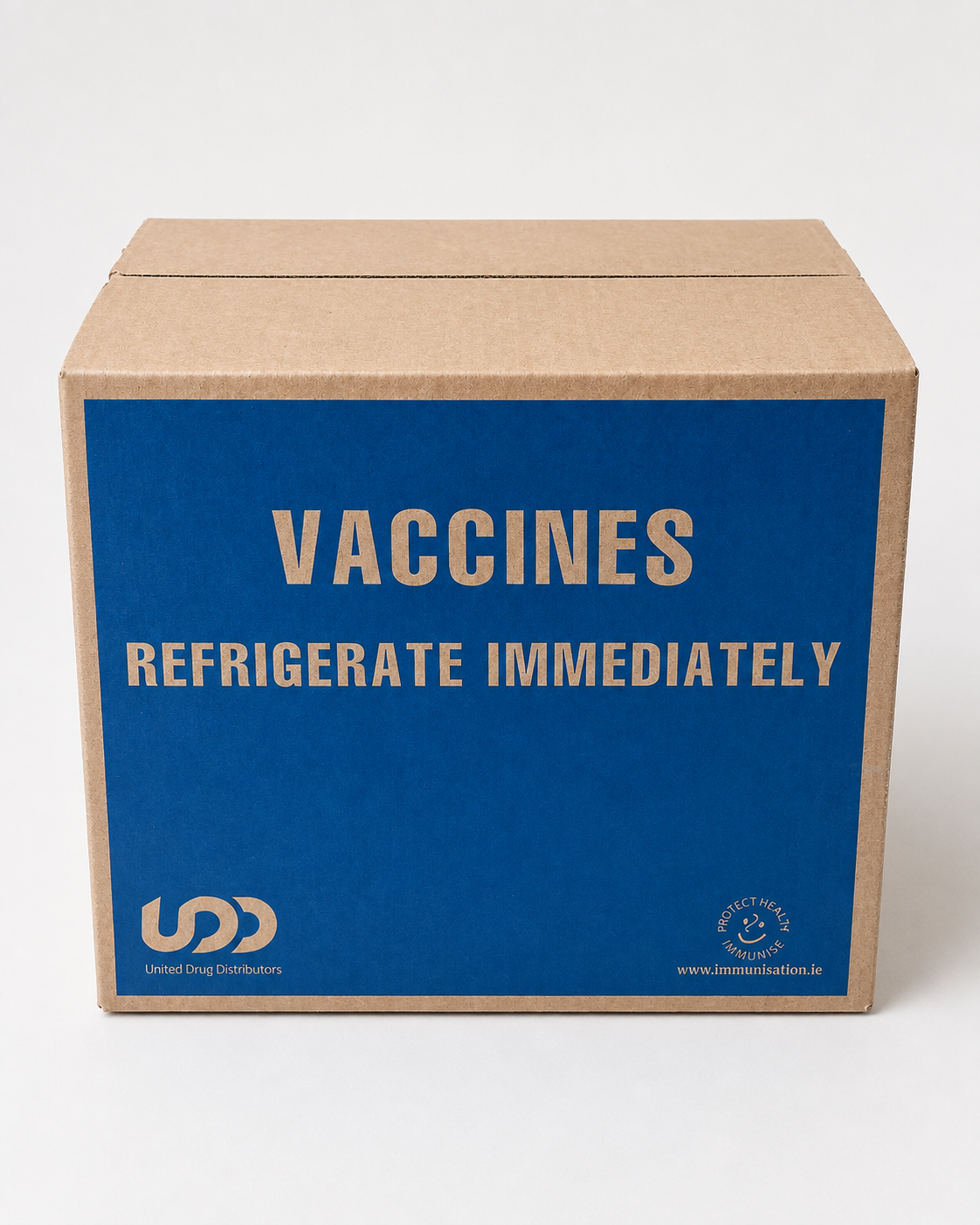 Vaccines Printed - Cardboard Boxes 12.60 × 9.72 × 10.59 Inch