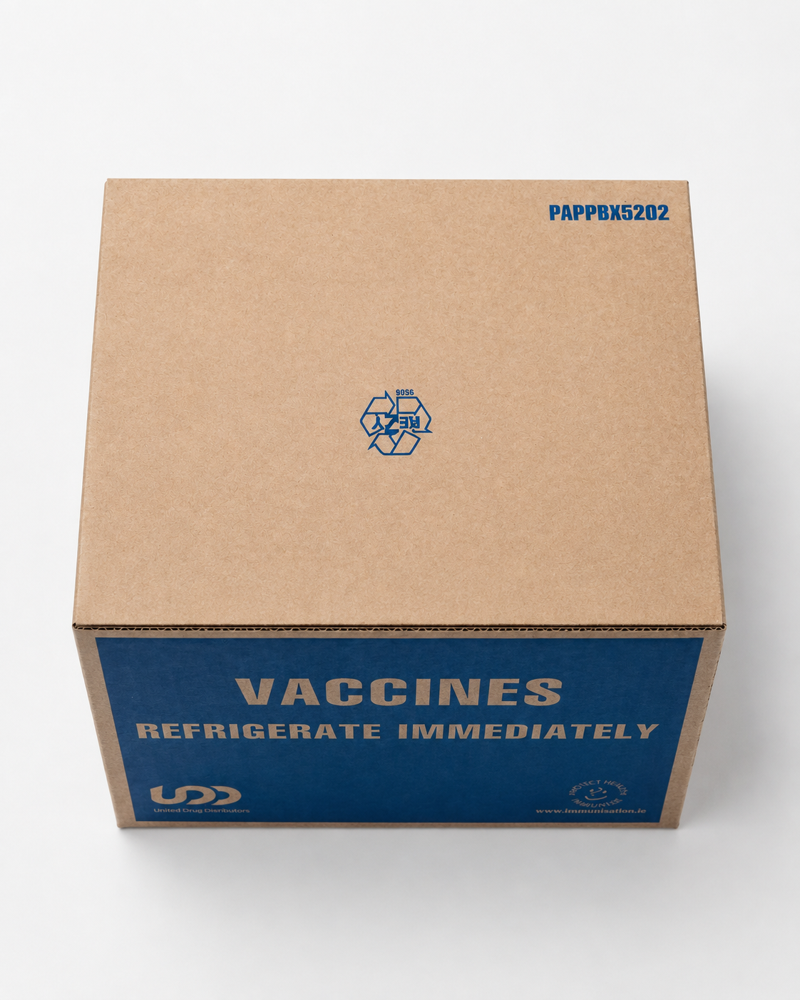 Vaccines Printed - Cardboard Boxes 12.60 × 9.72 × 10.59 Inch