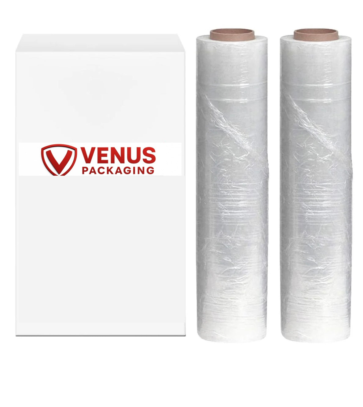 Pallet Wrap Extended Core Clear Stretch Shrink Wrapping Film - 400mm x 23mu, 1Kg
