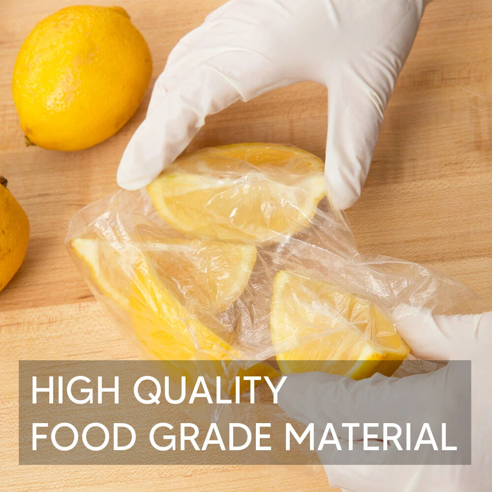 Crystal Clear Polythene Food Storage Freezing Bags 400Gauge - All Sizes
