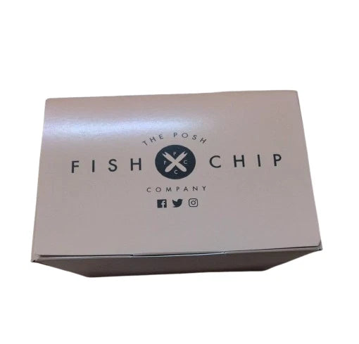 300 x Fish & Chips Boxes for Cardboard Brown Food Packing Parcel Takeaway