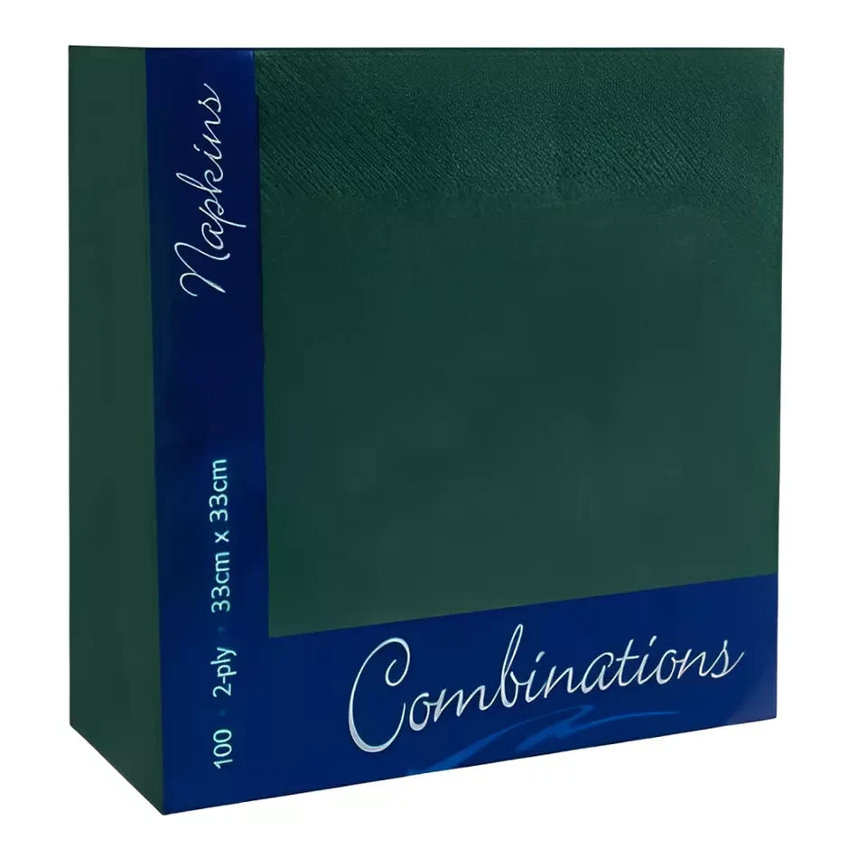 Combination Paper Napkins Colored Serviettes Tissue Paper 33cm x 33cm 2ply