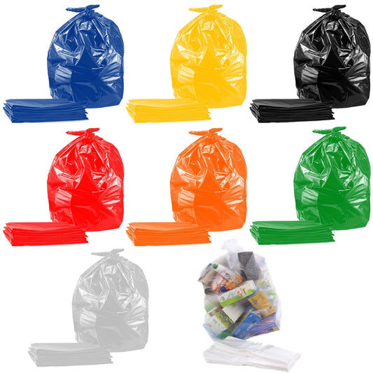 Colored Bin Liner Bags 18" x 29" x 39", 160 Gauge