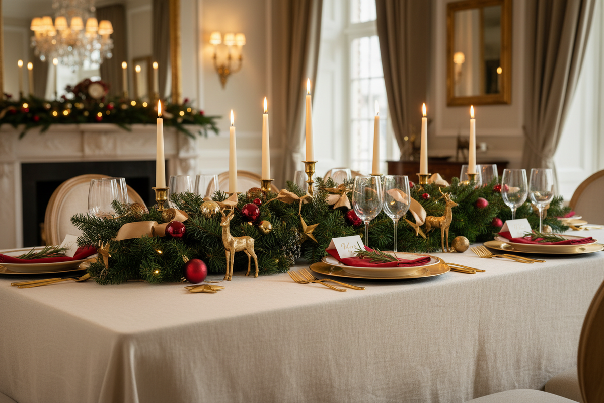 christam table decor