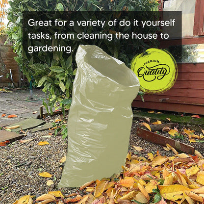 Heavy Duty Rubble Sacks Military Green Construction Builder Bags 36" x 48" 350 Gauge