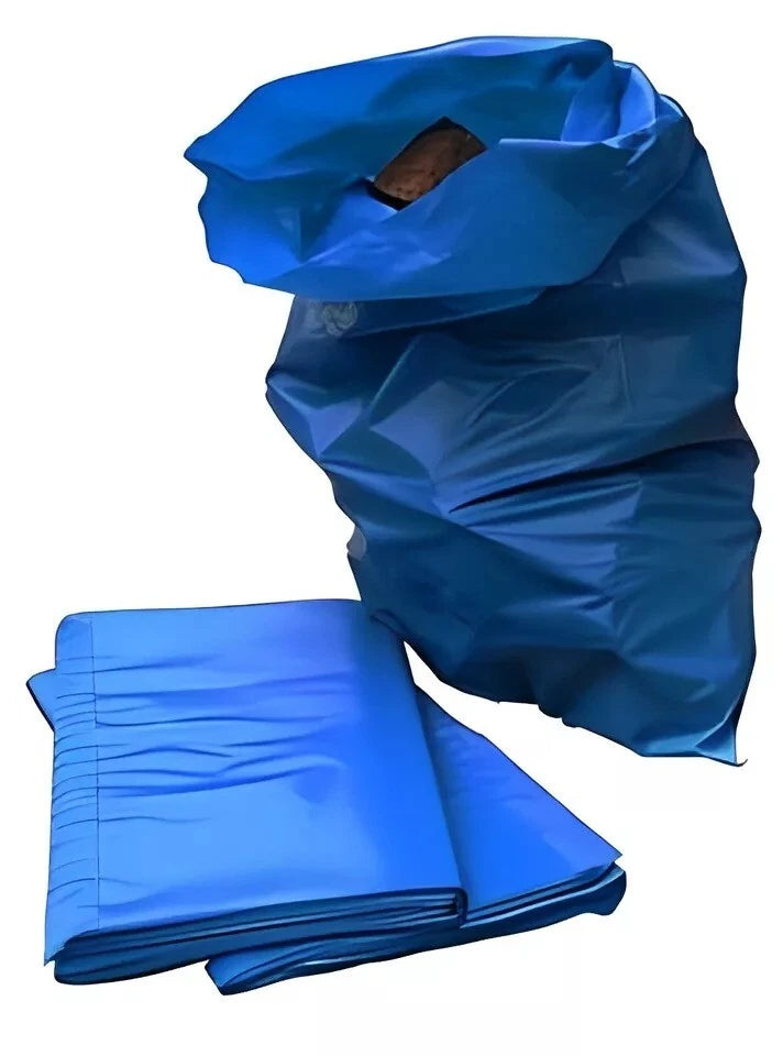 100 x Blue Heavy Duty Rubble Sacks Construction Builder Bags 36" x 48" 400-500g