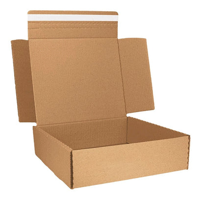 Corrugated Cardboard Boxes Self Adhesive Sticky Stripe Large Letter Box 5pcs