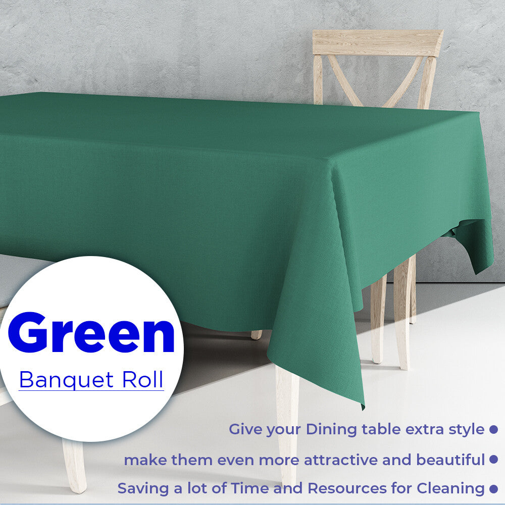 Assorted Paper Banquet Roll Banqueting Table Cloth - 25m x 1.14m