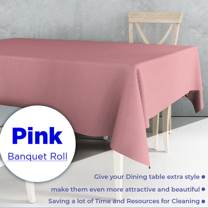 Assorted Paper Banquet Roll Banqueting Table Cloth - 7m x 1.14m